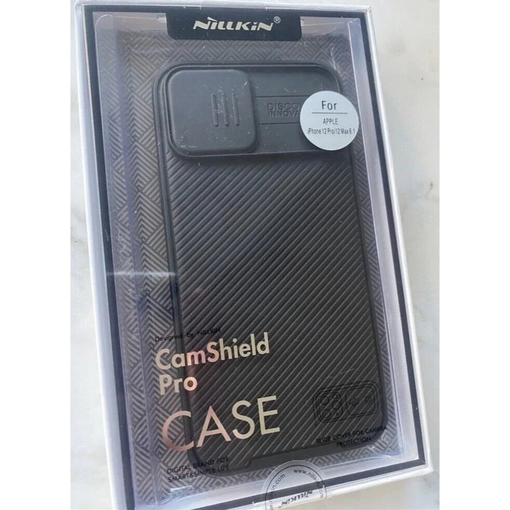 iPhone 12 Pro/ Max case black Nillkin Shield‎ Protective Rugged Case Cover NEW!